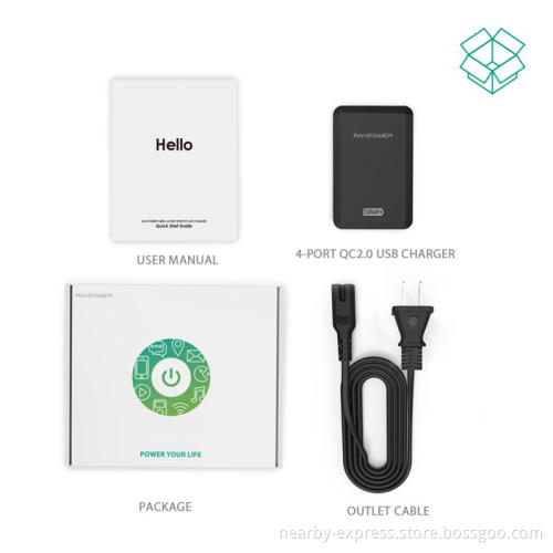 RP-UC016 50w 10a 5-port smart usb charger 50w 10a 5-port smart usb charger power bank